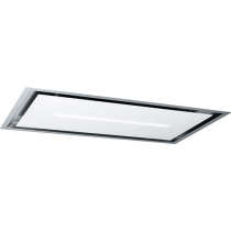 Hotte de plafond High Confidence Plus 120cm 905m3/h verre Blanc - ROBLIN Réf. 6627986