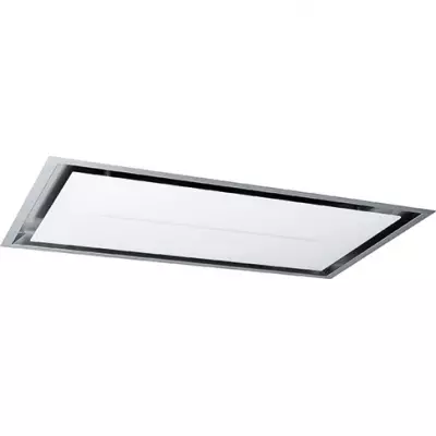 Hotte de plafond High Confidence Plus 90cm 905m3/h verre Blanc - ROBLIN R�f. 6627962