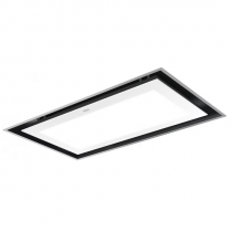 Hotte de plafond Mythos FCMY 90 90cm 400m3/h (720m3/h intensif) Inox / verre Blanc - FRANKE Réf. 223064