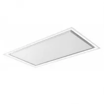 Hotte de plafond Solstice 90cm 590m3/h (750m3/h intensif) Blanc mat - Roblin Réf. 5482966
