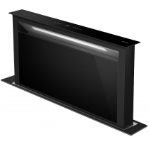 Hotte de plan 90cm 350m3/h A Noir Verre - SMEG Réf. KDD90CNE2