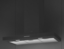 Hotte décorative 90cm 480m3/h (713m3/h intensif) Anthracite - SMEG Elite Réf. KBT900AE