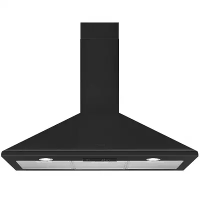 Hotte d�corative 90cm 588m3/h (puissance max.) Noir mat - SMEG R�f. KSED95MBL