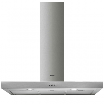 Hotte décorative 90cm 590m3/h Inox - SMEG Elite Réf. KATE900CEX