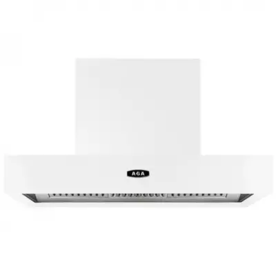 Hotte d�corative Aga plate 100cm 800m3/h (puissance max.) Blanc AGA-HOOD-990 SH-WHT