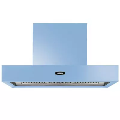Hotte d�corative Aga plate 110cm 800m3/h (puissance max.) Bleu glacier AGA-HOOD-1090 SH-DEB