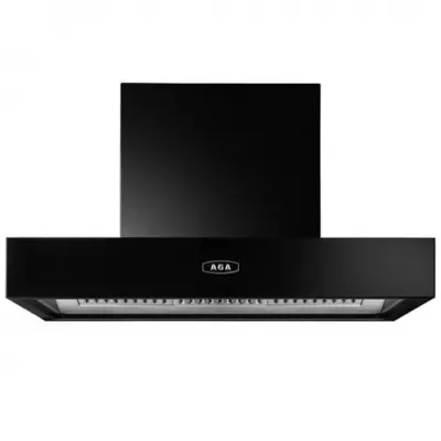 Hotte d�corative Aga plate 110cm 800m3/h (puissance max.) Noir AGA-HOOD-1090 SH-BLK