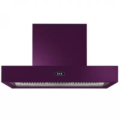 Hotte d�corative Aga plate 90cm 800m3/h (puissance max.) Aubergine AGA-HOOD-890 SH-AUB