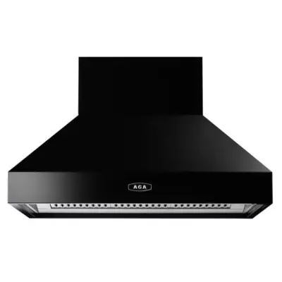 Hotte d�corative Aga pyramidale 110cm 800m3/h (puissance max.) Noir AGA-HOOD-1090 PH-BLK