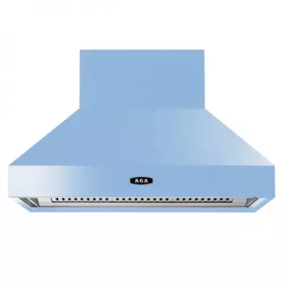 Hotte d�corative Aga pyramidale 90cm 800m3/h (puissance max.) Bleu Glacier AGA-HOOD-890 PH-DEB