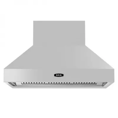 Hotte d�corative Aga pyramidale 90cm 800m3/h (puissance max.) Gris perle AGA-HOOD-890 PH-PAS