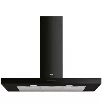 Hotte d&eacute;corative box 110cm 438 m&sup3;/h A Noir Brillant - SMEG Elite R&eacute;f. KBT110BL