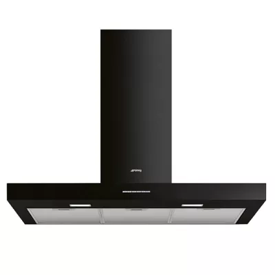 Hotte d�corative box 90cm 480 m�/h A Noir - SMEG Elite R�f. KBT900BL