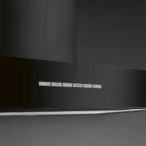 Hotte d&eacute;corative box 90cm 480 m&sup3;/h A Noir - SMEG Elite R&eacute;f. KBT900BL