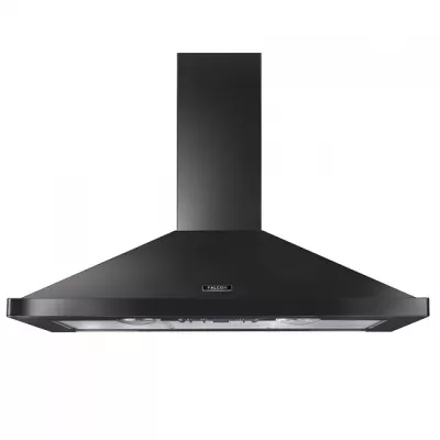 Hotte d�corative Falcon Ardoise FHDC90SL/C 90cm 480m3/h (puissance max.) avec badge Chrome