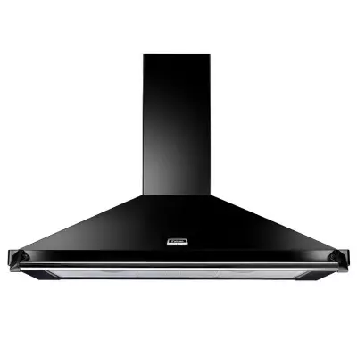 Hotte d�corative Falcon Classic Noir FALHDC110BL/C 110cm 660m3/h avec barre et badge Chrom�