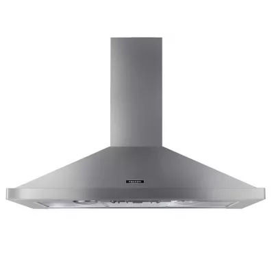 Hotte d�corative Falcon Inox FHDC100SS/C 100cm 480m3/h (puissance max.) avec badge Chrome