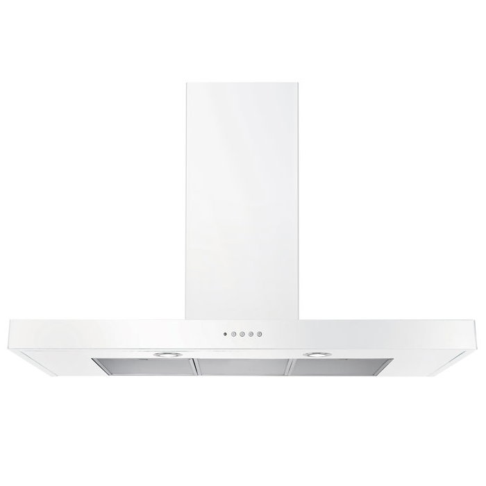 Hotte décorative Falcon plate Blanc UNBHDS110WH/ 110cm 660m3/h (puissance  max.)