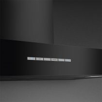 Hotte décorative murale 60cm 473m3/h A Noir - SMEG Réf. KBT600BL