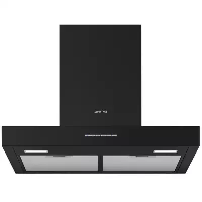 Hotte d�corative murale 60cm 473m3/h A Noir mat - SMEG R�f. KBT600MB