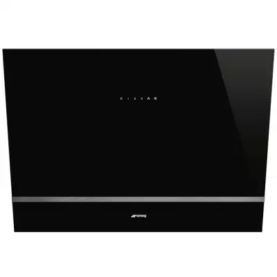 Hotte d�corative murale 80cm 420m3/h Noir - SMEG R�f. KV28N