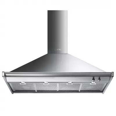 Hotte d�corative Op�ra 120cm 777m3/h Inox - SMEG R�f. KD120HXE