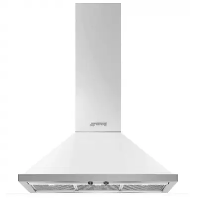 Hotte d�corative Portofino 90cm 797m3/h Blanc - SMEG ELITE R�f. KPF9WH
