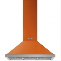 Hotte décorative Portofino 90cm 797m3/h Orange - SMEG ELITE Réf. KPF9OR