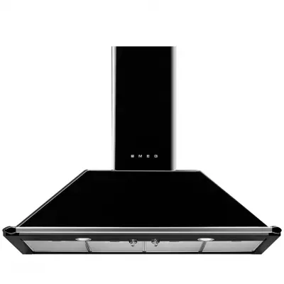 Hotte d�corative Victoria 110cm 788m3/h Noir - SMEG R�f. KT110BLE