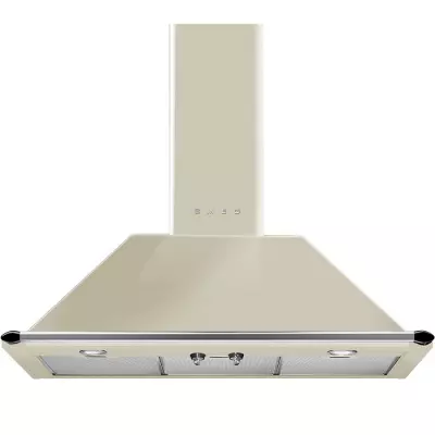 Hotte d�corative Victoria 90cm 788m3/h Cr�me - SMEG R�f. KT90PE