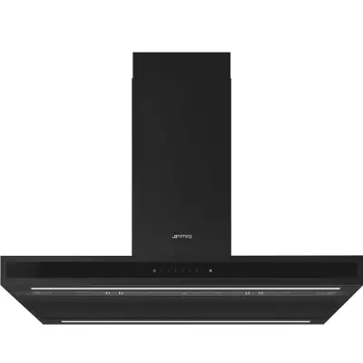 Hotte �lot 90cm 563m3/h (741m3/h intensif) Noir mat - SMEG Elite R�f. KLTI9L4MB