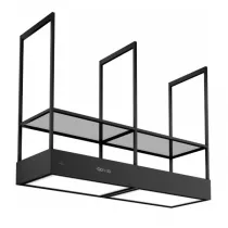 Hotte îlot Art Deco 160cm Noir mat - Roblin Réf. 5463262