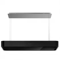 Hotte &icirc;lot ISOLA 100cm 420 m&sup3;/h Noir Mat - SMEG Elite R&eacute;f. KSLS10MB