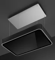 Hotte &icirc;lot ISOLA 100cm 420 m&sup3;/h Noir Mat - SMEG Elite R&eacute;f. KSLS10MB