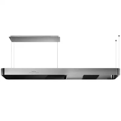Hotte �lot ISOLA 180cm 420 m�/h Inox / verre - SMEG Elite R�f. KSLS18X