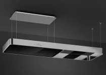 Hotte &icirc;lot ISOLA 180cm 420 m&sup3;/h Inox / verre - SMEG Elite R&eacute;f. KSLS18X