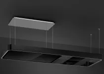 Hotte &icirc;lot ISOLA 180cm 420 m&sup3;/h Noir mat- SMEG Elite R&eacute;f. KSLS18MB