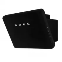 Hotte inclin&eacute;e 75cm 620 m3/h A  Noir Mat - SMEG R&eacute;f. KFAB84MB