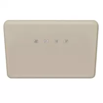 Hotte inclin&eacute;e 75cm 620 m3/h A Beige lin - SMEG R&eacute;f. KFAB84ML