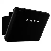 Hotte inclin&eacute;e 75cm 620 m3/h A Noir Brillant - SMEG R&eacute;f. KFAB84BL