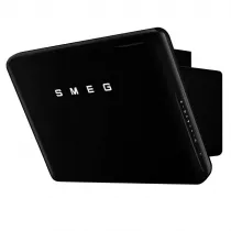 Hotte inclin&eacute;e 75cm 620 m3/h A Noir Brillant - SMEG R&eacute;f. KFAB84BL