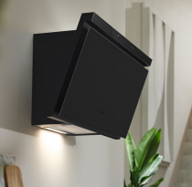 Hotte inclinée 90cm 415m3/h (875m3/h intensif) A++ Noir obsidien mat - MIELE Réf. DAH 4980 125 Gala Edition