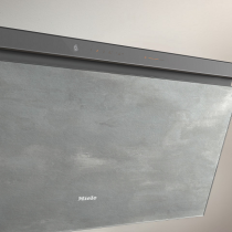 Hotte inclinée 90cm 415m3/h (875m3/h intensif)A++ aspect béton - MIELE Réf. DAH 4970 CONO Sienna