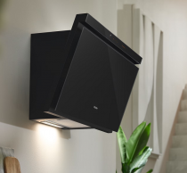 Hotte inclinée 90cm 415m3/h (875m3/h intensif)A++ Noir Obsidien - MIELE Réf. DAH 4970 Sienna