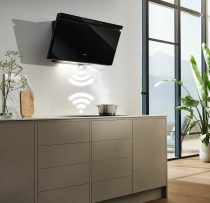 Hotte inclinée 90cm 415m3/h (875m3/h intensif)A++ Noir Obsidien - MIELE Réf. DAH 4970 Sienna