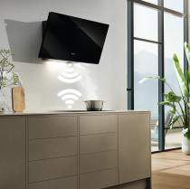Hotte inclinée 90cm 485m3/h (815m3/h intensif) 90cm C Noir obsidien - MIELE Réf. DAH 2960 EXTA Escala