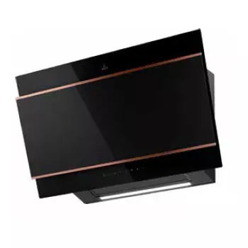 Hotte inclin�e Divine 90cm 450m3/h (880m3/h intensif) Noir / Cuivre - ROBLIN R�f. 6410891