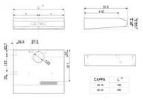 Hotte int&eacute;grable 60cm 266 m&sup3;/h D Inox - SMEG R&eacute;f. KTE60E2
