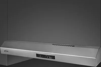 Hotte int�grable 90cm 266 m�/h D Inox - SMEG R�f. KTE90E2