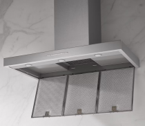 Hotte murale 90cm 650m3/h A  Inox - MIELE Réf. PUR 98 W